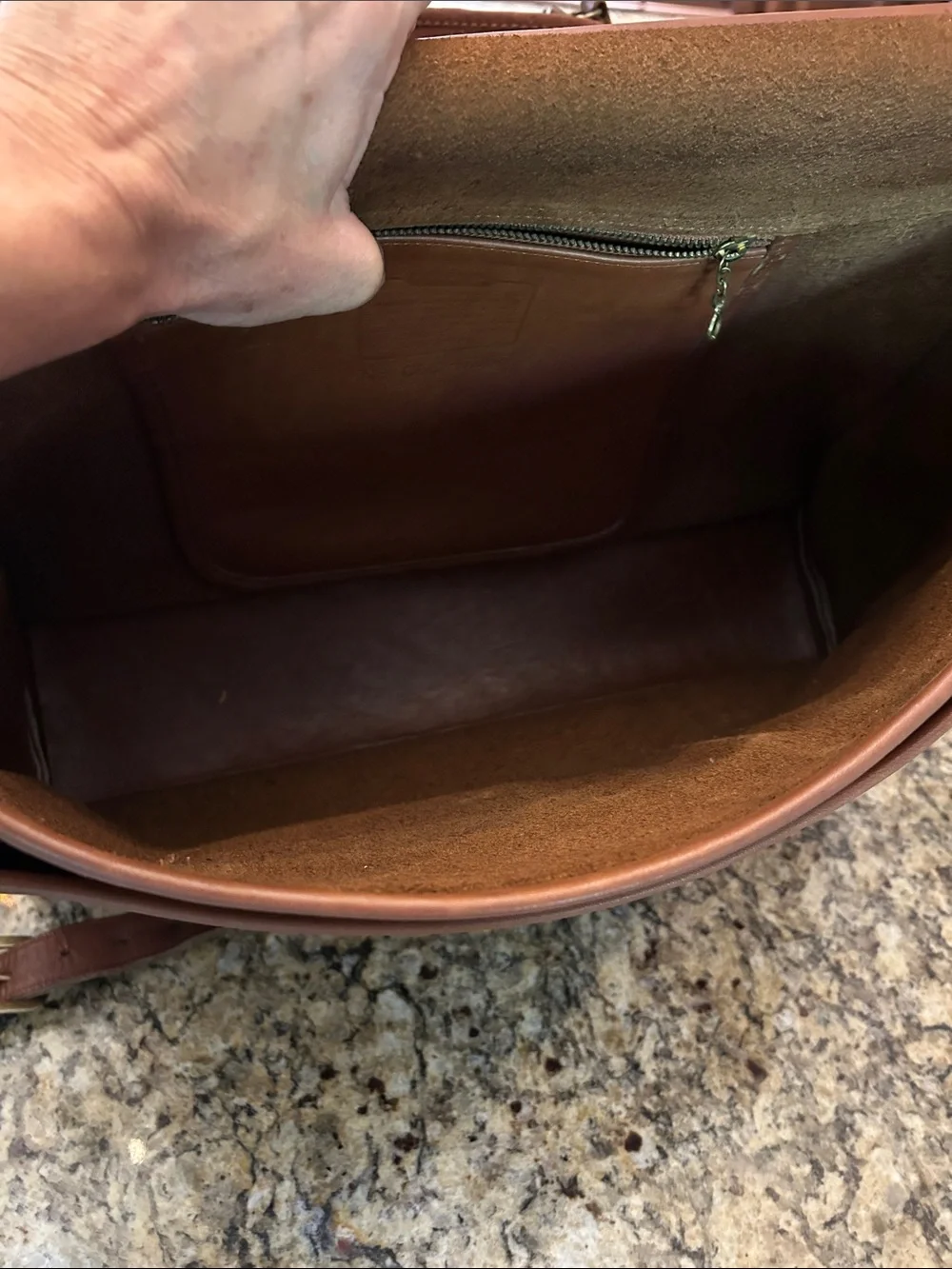 1996 Coach Beekman British Tan Legacy Collection 5266